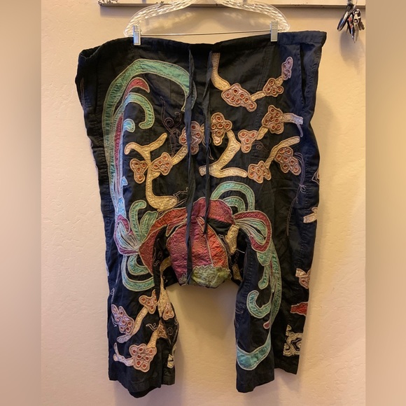 💲SOLD💲 NWOT MAGNOLIA PEARL PARNASSUS HAREM DROP CROTCH PANTS RARE PATTERN - Picture 1 of 5